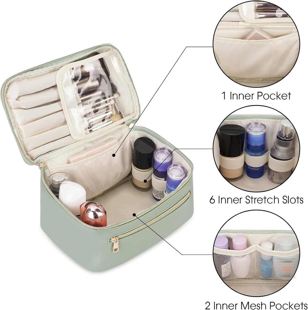 Neceser de Maquillaje o estuche para viaje, ¡úsalo como mas gustes!