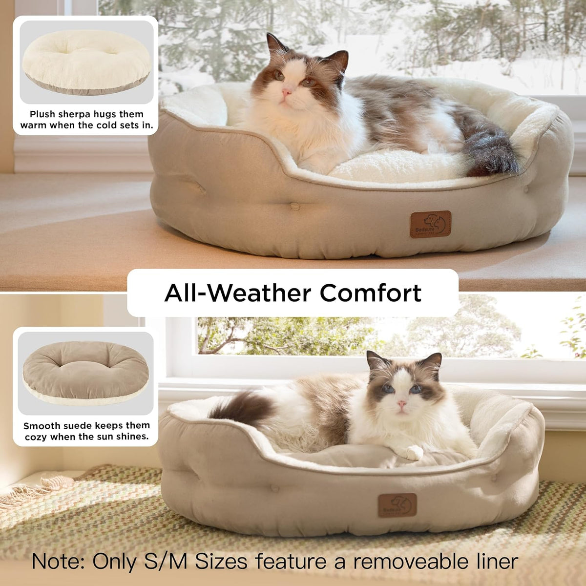 ¡Cama super Cómoda para el mas pequeño del Hogar! 20 Pulgadas, color Camel. Tu Mascota ¡Te lo Agradecerá!