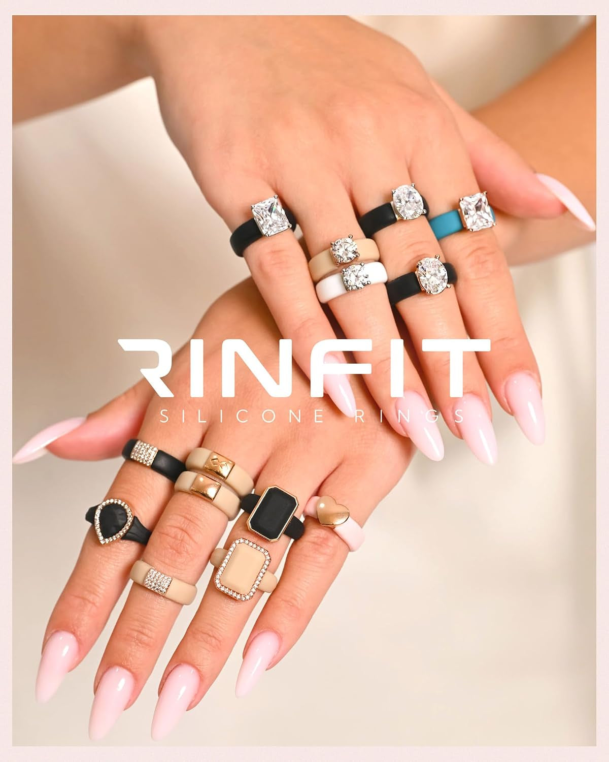 Anillo Infinity de silicona. Combínalo con lo que mas te gusta, producto para llevarlo a ¡Todo lado! 