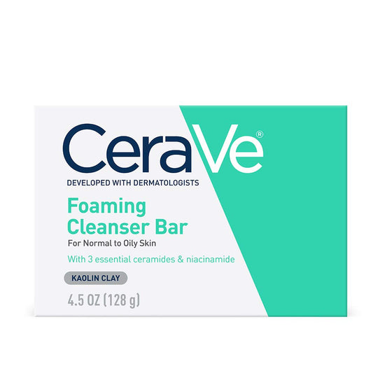 Foaming Cleanser Bar, Face & Body Wash, Soap for Oily Skin, 4.5Oz