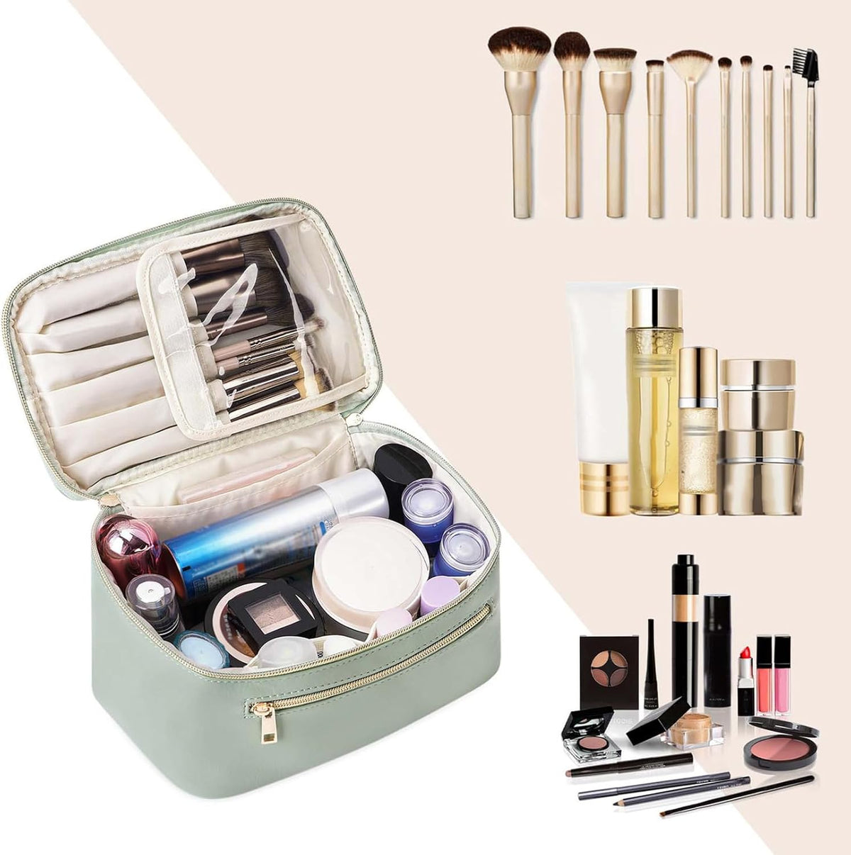 Neceser de Maquillaje o estuche para viaje, ¡úsalo como mas gustes! 